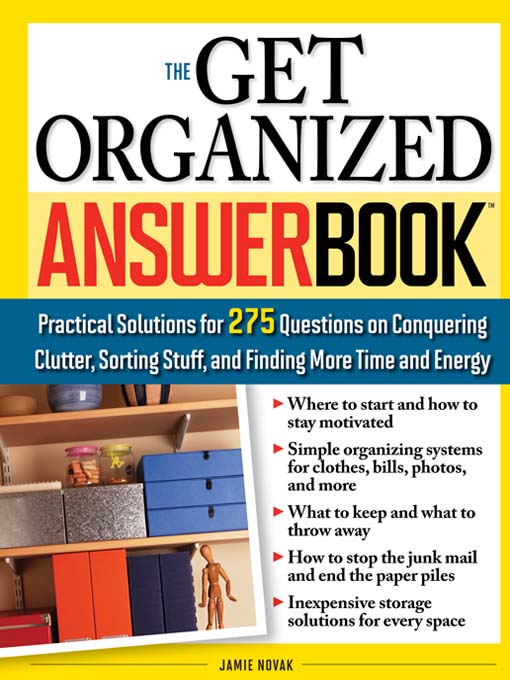 Title details for The Get Organized Answer Book by Jamie Novak - Wait list